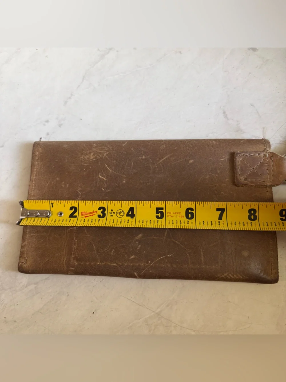 Brown and Cream VTG Cowhide Clutch
